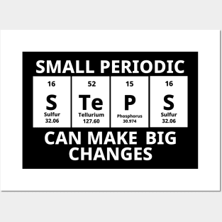 Small Periodic Steps Can Make Big Changes Posters and Art